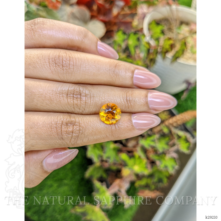 3.54 Ct. Orangish Yellow Citrine from Brazil