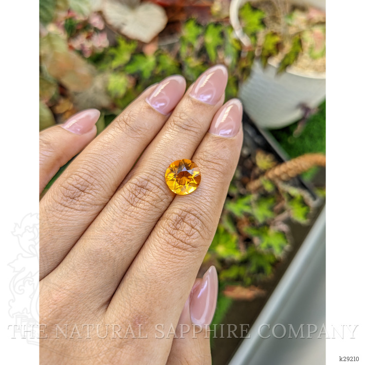 3.54 Ct. Orangish Yellow Citrine from Brazil