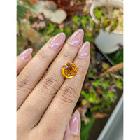 5.67 Ct. Yellowish Orange Citrine from Brazil Life Style