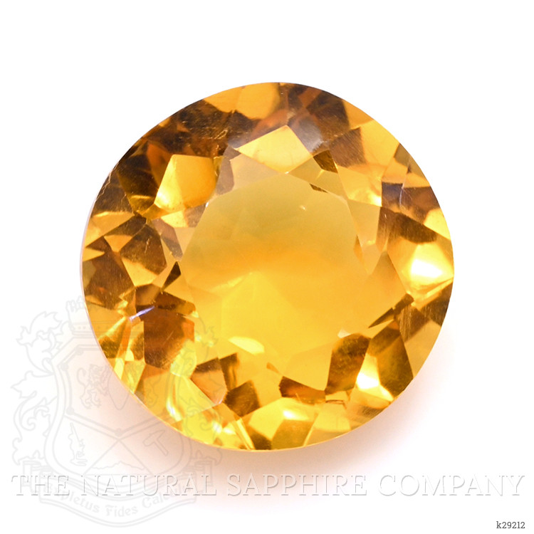 6.21 Ct. Orangish Yellow Citrine from Brazil