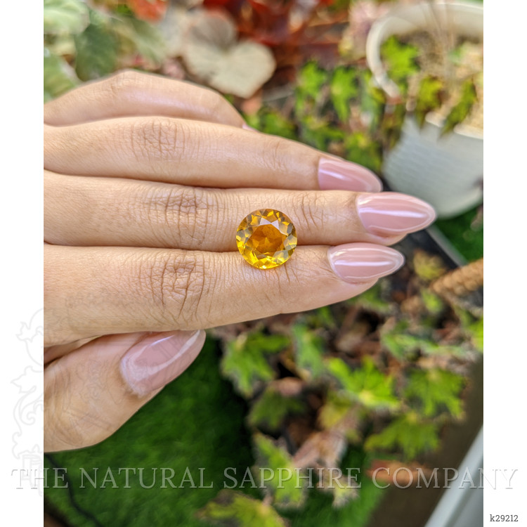 6.21 Ct. Orangish Yellow Citrine from Brazil