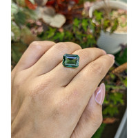 6.00 Ct. Bluish Green Prasiolite from Brazil Life Style