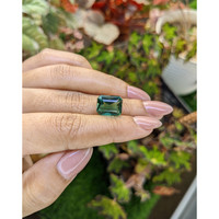 6.00 Ct. Bluish Green Prasiolite from Brazil Life Style