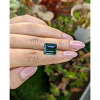 7.42 Ct. Bluish Green Prasiolite from Brazil Life Style