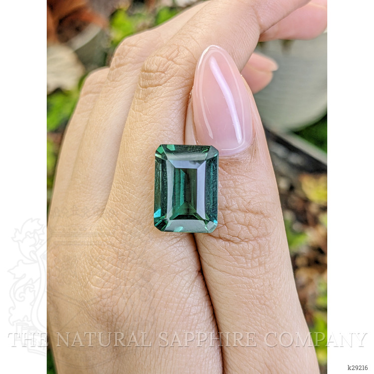 9.72 Ct. Bluish Green Prasiolite from Brazil