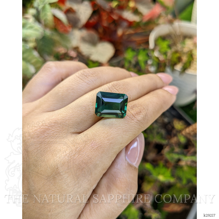 11.34 Ct. Bluish Green Prasiolite from Brazil