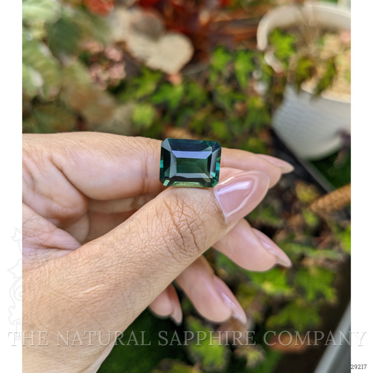 11.34 Ct. Bluish Green Prasiolite from Brazil