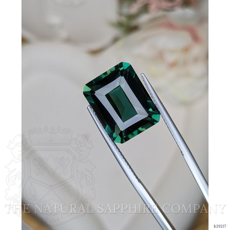11.34 Ct. Bluish Green Prasiolite from Brazil