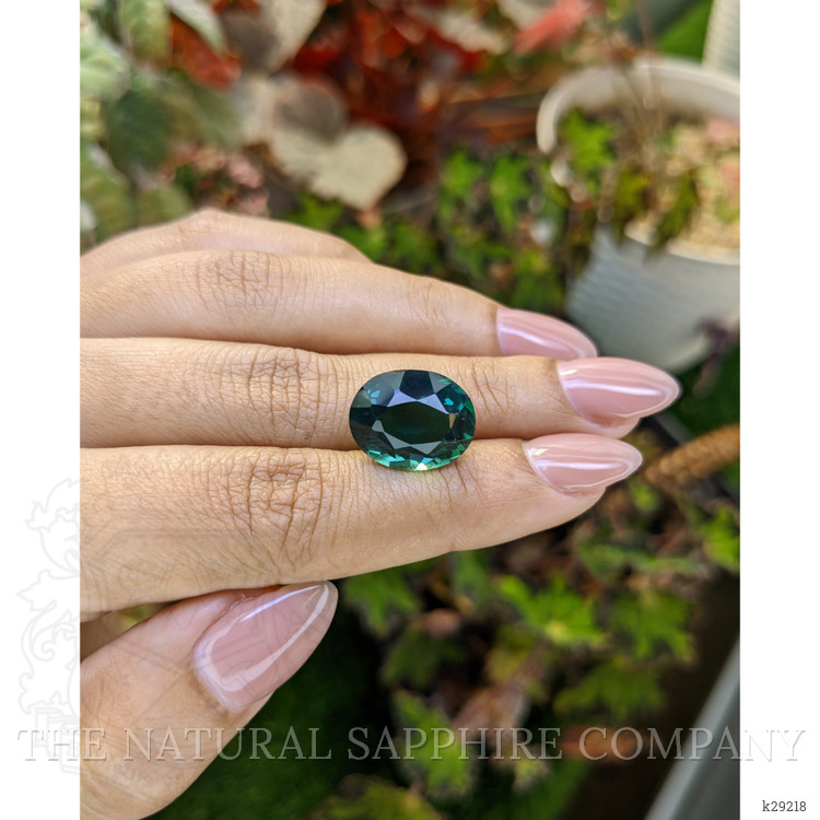 9.73 Ct. Bluish Green Prasiolite from Brazil