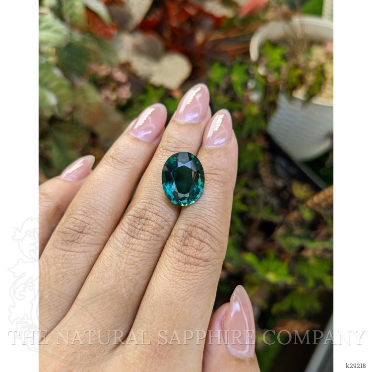 9.73 Ct. Bluish Green Prasiolite from Brazil