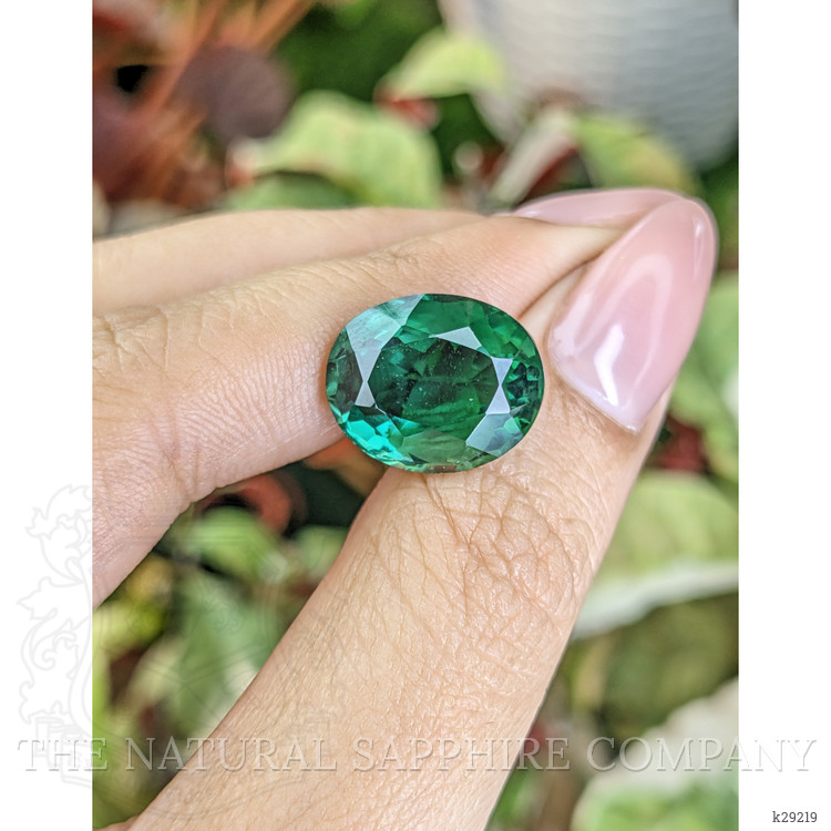 10.45 Ct. Bluish Green Prasiolite from Brazil