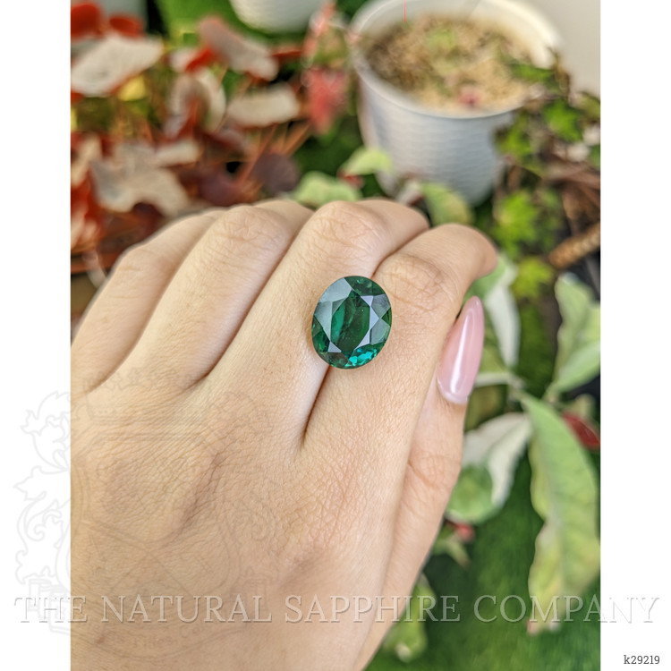 10.45 Ct. Bluish Green Prasiolite from Brazil