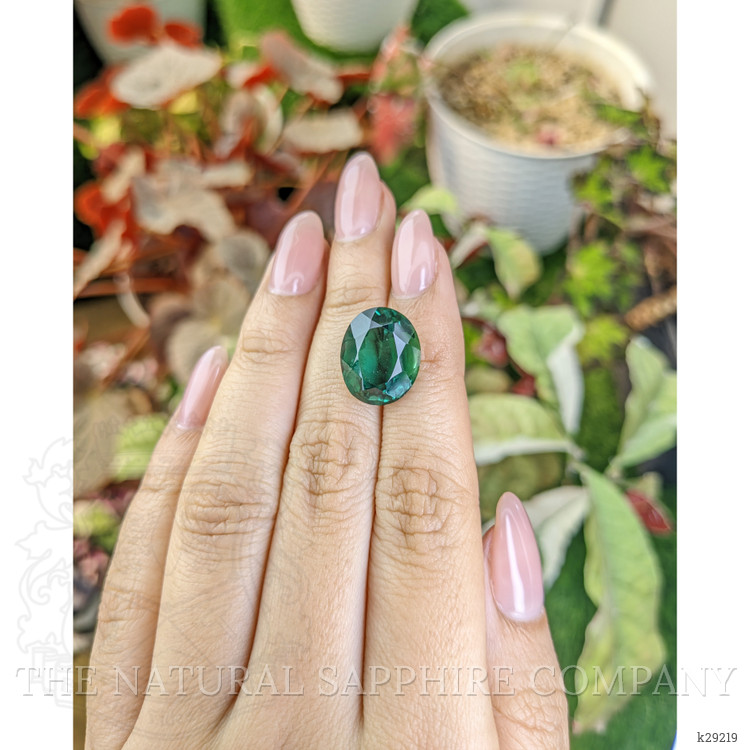 10.45 Ct. Bluish Green Prasiolite from Brazil