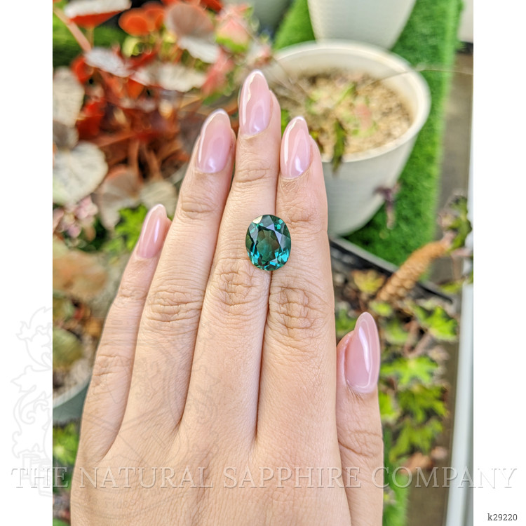 6.48 Ct. Bluish Green Prasiolite from Brazil