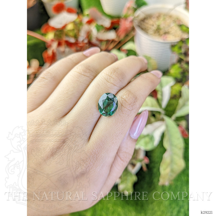 5.82 Ct. Bluish Green Prasiolite from Brazil