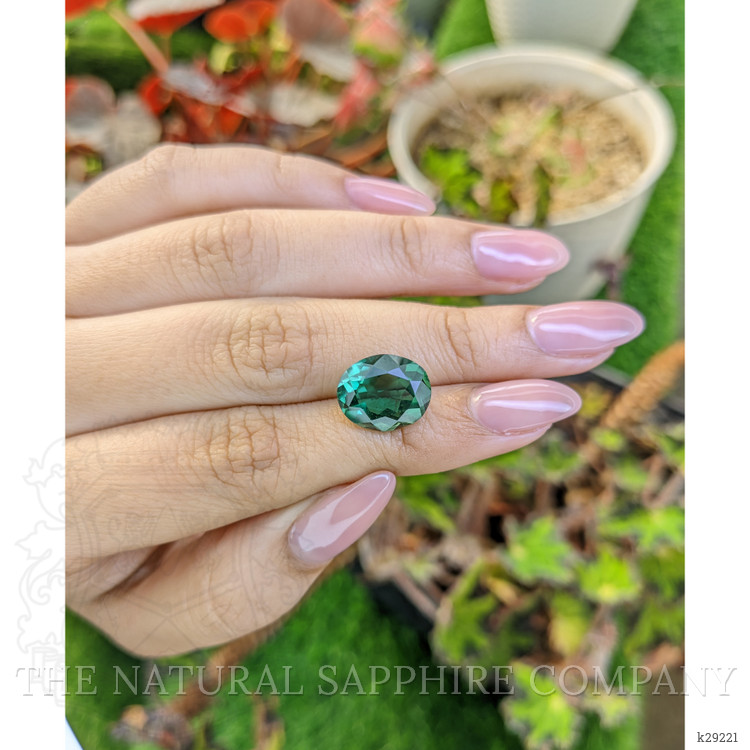 5.82 Ct. Bluish Green Prasiolite from Brazil