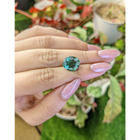5.30 Ct. Bluish Green Prasiolite from Brazil Life Style
