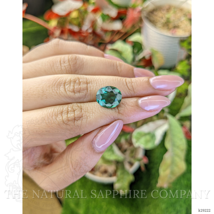 5.30 Ct. Bluish Green Prasiolite from Brazil