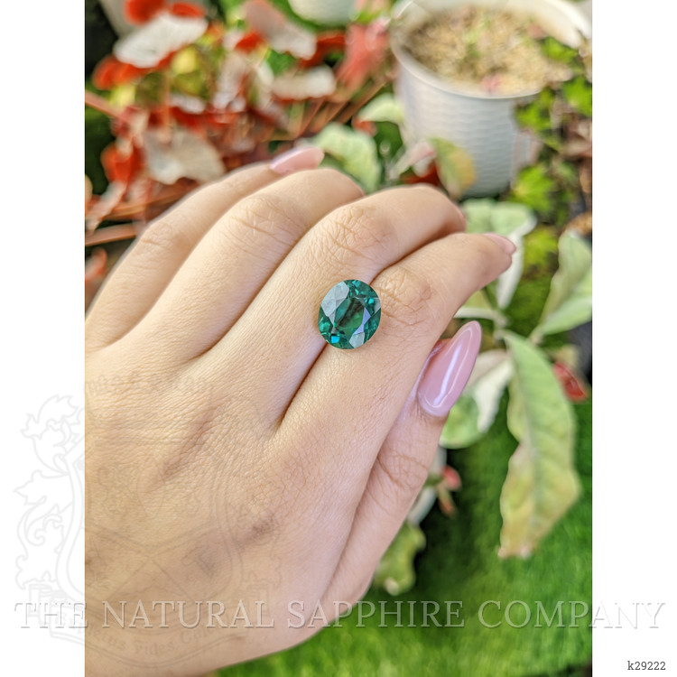 5.30 Ct. Bluish Green Prasiolite from Brazil