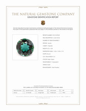 6.38 Ct. Bluish Green Prasiolite from Brazil Scan Report