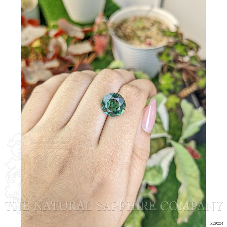 6.19 Ct. Bluish Green Prasiolite from Brazil
