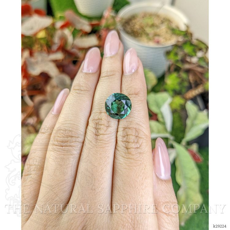 6.19 Ct. Bluish Green Prasiolite from Brazil