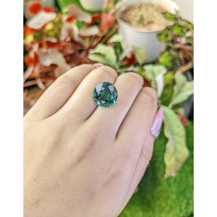 9.32 Ct. Bluish Green Prasiolite from Brazil