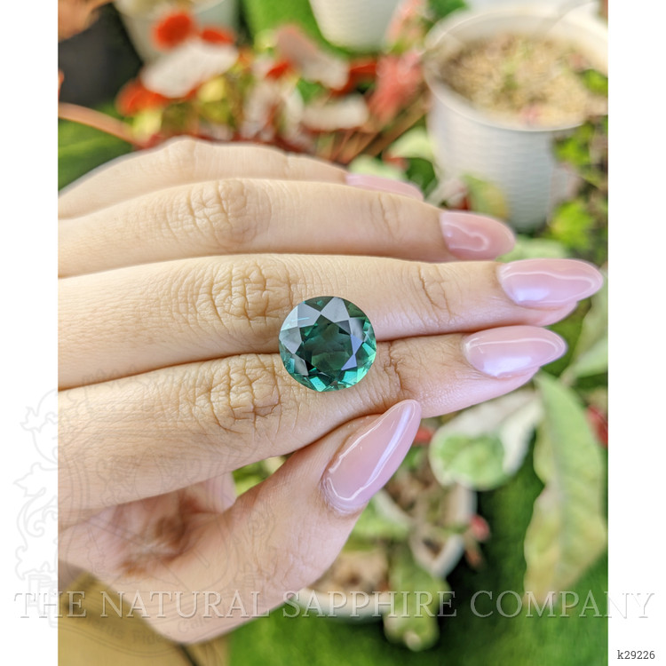 9.32 Ct. Bluish Green Prasiolite from Brazil