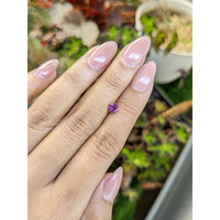 0.60 Ct. Pinkish Purple Spinel from Ceylon (Sri Lanka) Life Style