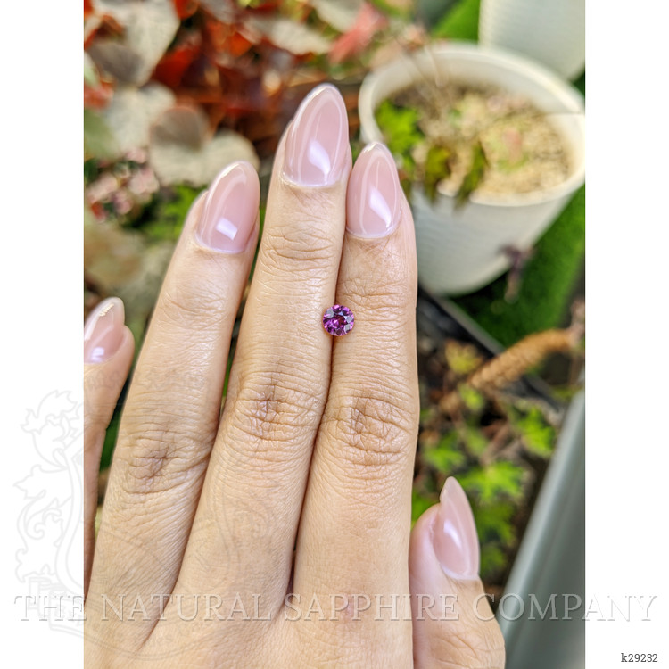 0.60 Ct. Pinkish Purple Spinel from Ceylon (Sri Lanka)