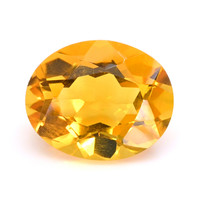 5.83 Ct. Orangish Yellow Citrine from Brazil Video