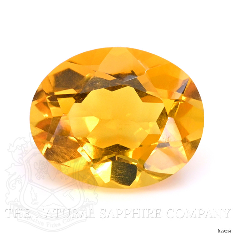 5.83 Ct. Orangish Yellow Citrine from Brazil