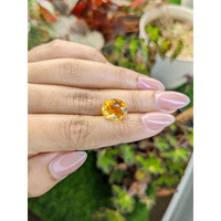 4.66 Ct. Yellow Citrine from Brazil Life Style