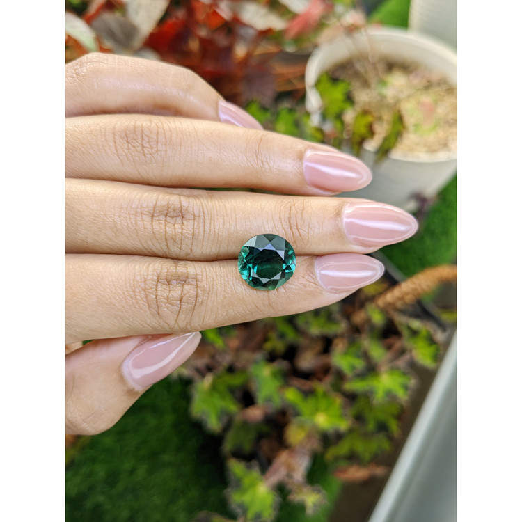 6.65 Ct. Bluish Green Prasiolite from Brazil