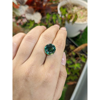 6.65 Ct. Bluish Green Prasiolite from Brazil Life Style