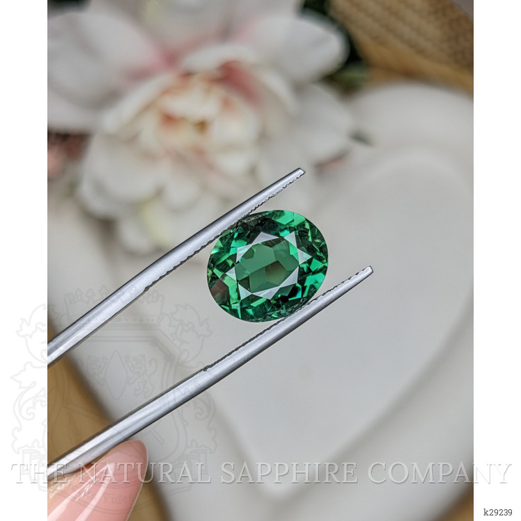 5.88 Ct. Bluish Green Prasiolite from Brazil