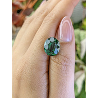 5.88 Ct. Bluish Green Prasiolite from Brazil Life Style