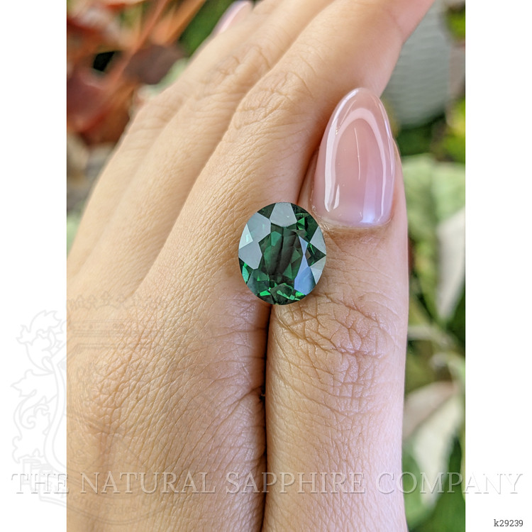 5.88 Ct. Bluish Green Prasiolite from Brazil