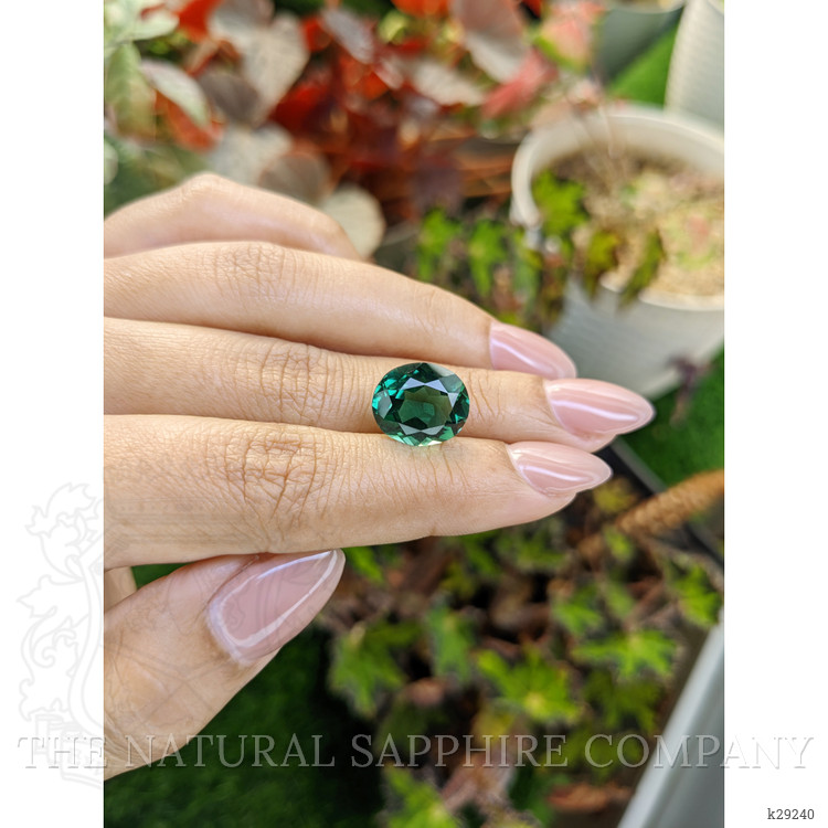6.32 Ct. Bluish Green Prasiolite from Brazil