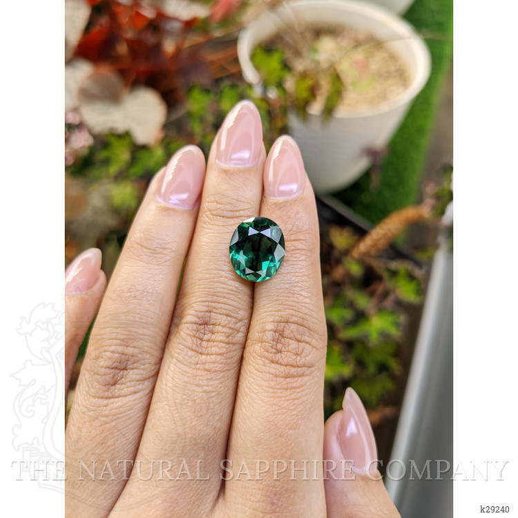 6.32 Ct. Bluish Green Prasiolite from Brazil