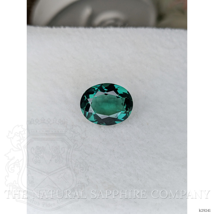 5.04 Ct. Bluish Green Prasiolite from Brazil