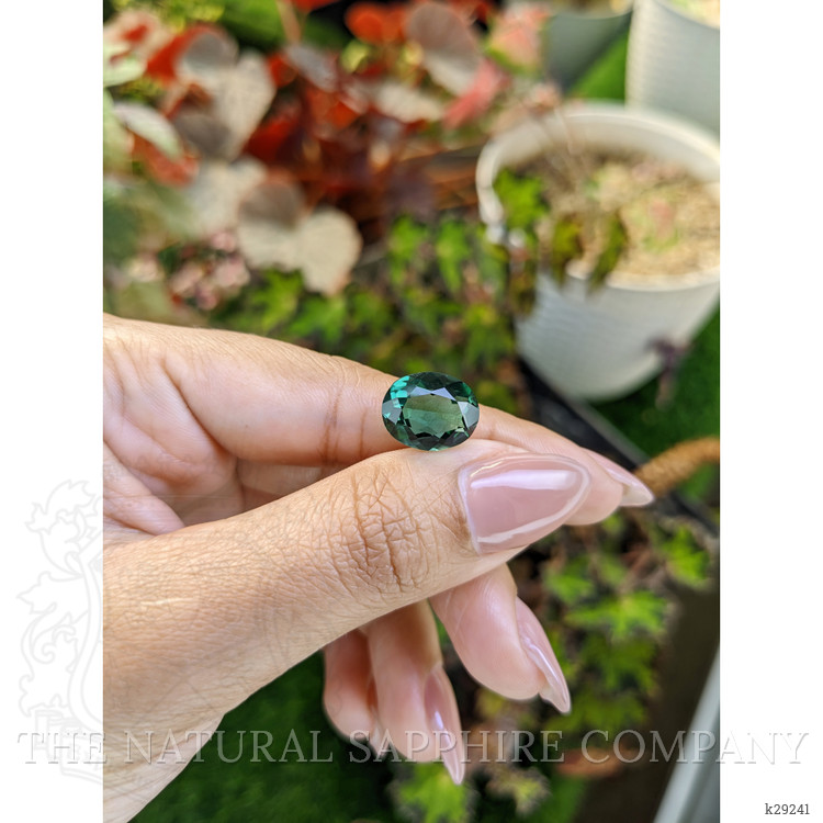 5.04 Ct. Bluish Green Prasiolite from Brazil