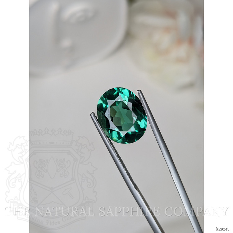 5.73 Ct. Bluish Green Prasiolite from Brazil