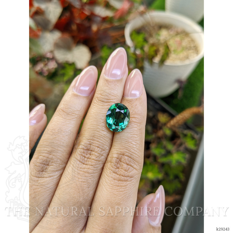 5.73 Ct. Bluish Green Prasiolite from Brazil