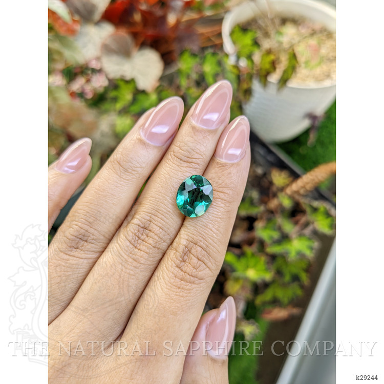 4.36 Ct. Bluish Green Prasiolite from Brazil