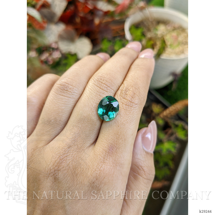 4.36 Ct. Bluish Green Prasiolite from Brazil