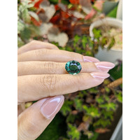 5.48 Ct. Bluish Green Prasiolite from Brazil Life Style