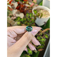 6.22 Ct. Bluish Green Prasiolite from Brazil Life Style