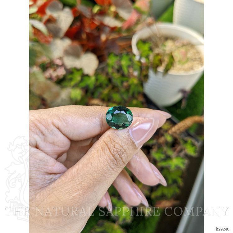 6.22 Ct. Bluish Green Prasiolite from Brazil
