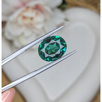 5.68 Ct. Bluish Green Prasiolite from Brazil Life Style